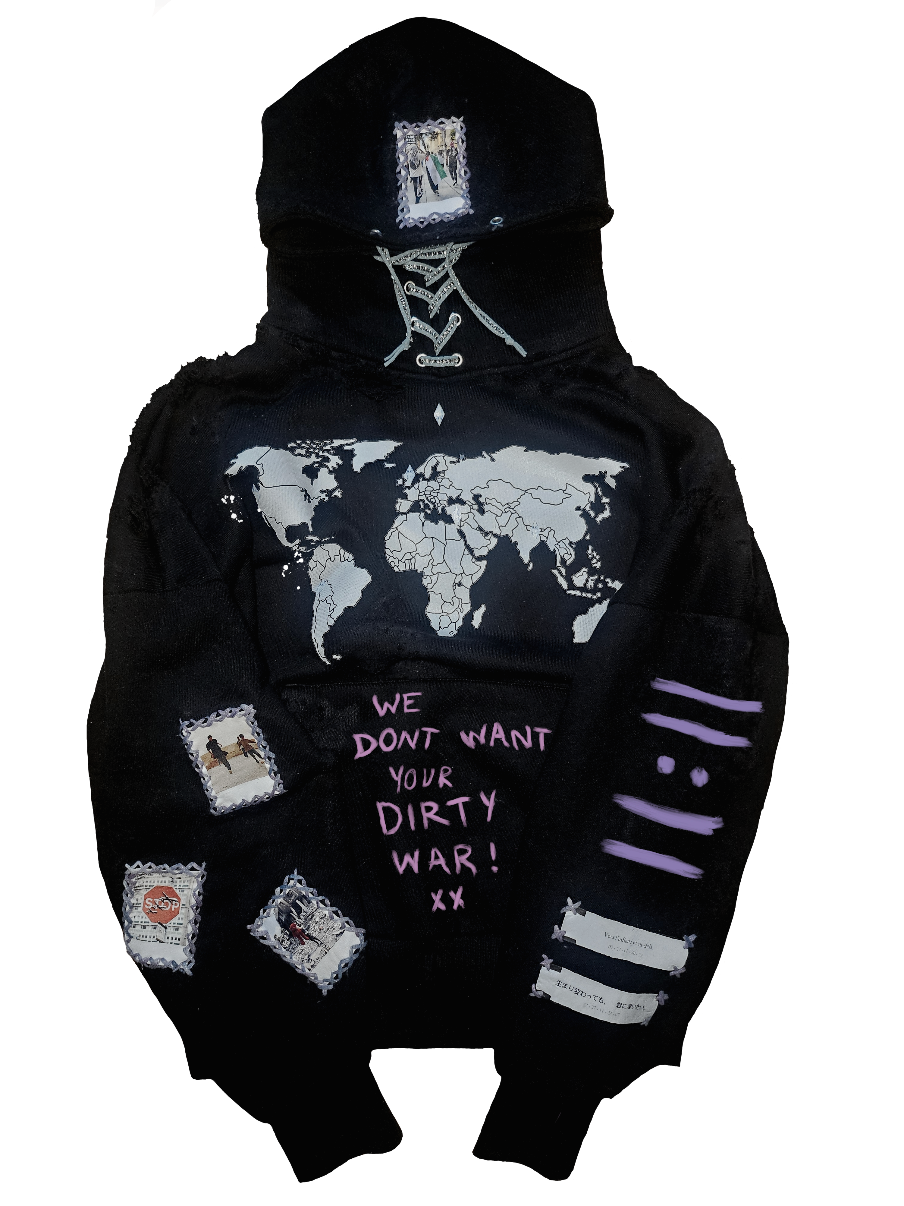 bespoke mapa hoodie