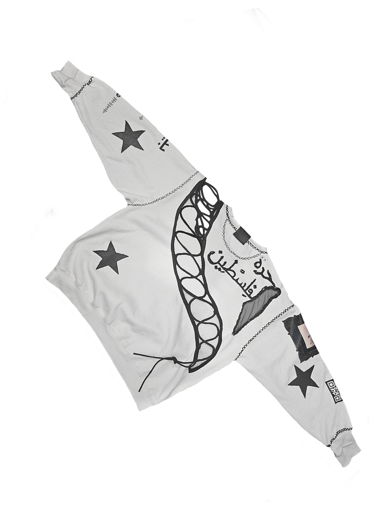 'negative space' jumper